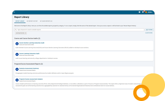 Image of Progress Tracking and Reporting within the Planning &amp; Reporting Solution.