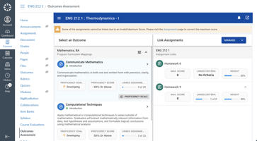 Assessment & Credentialing Outcomes Assessment screenshot