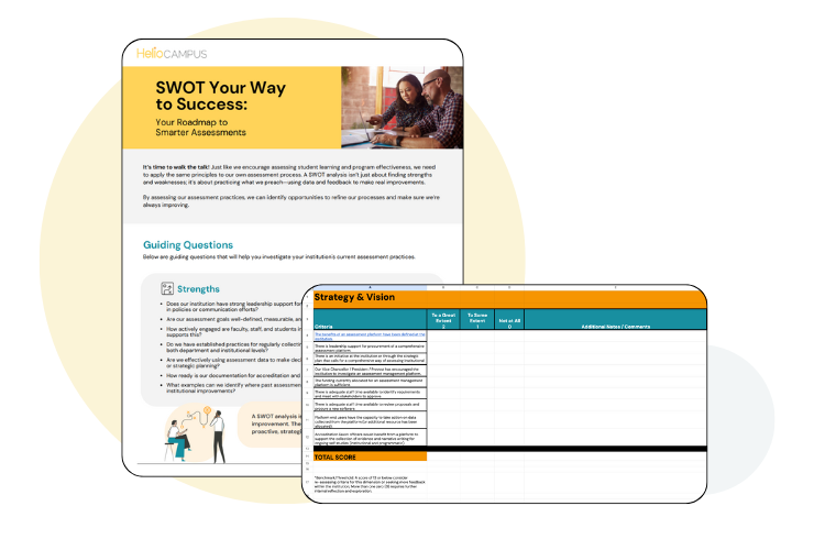 ID: Video thumbnails for two guides featured in the Foundations of Confidence Assessment toolkit.